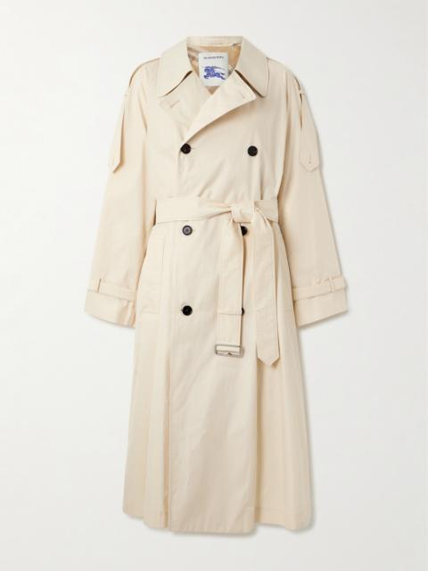 Belted Cotton-gabardine Trench Coat