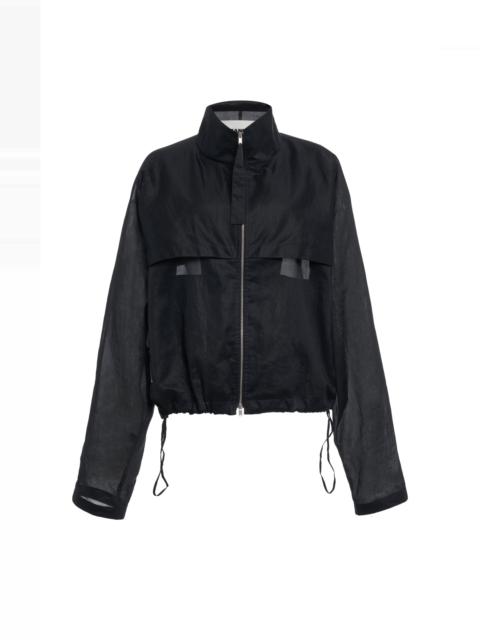 Cotton Blouson Jacket black