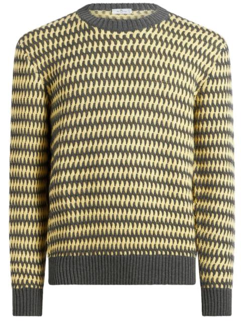 wool-jacquard jumper