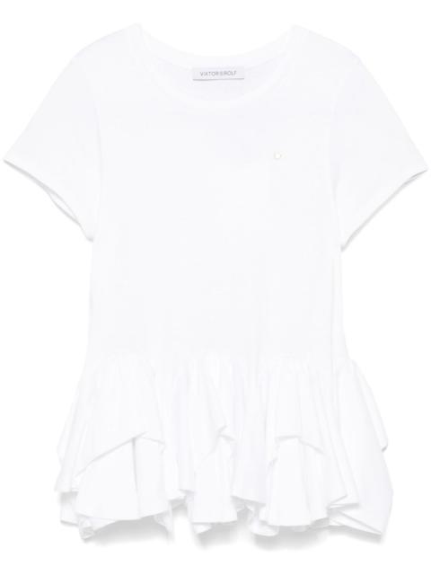 peplum-hem T-shirt