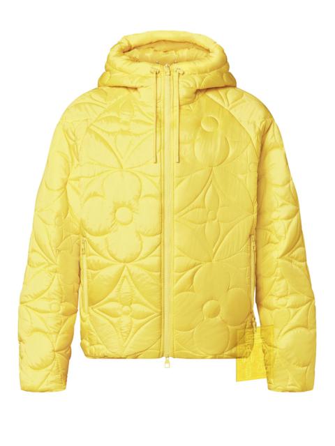 LVSE Flower Quilted Hoodie Jacket