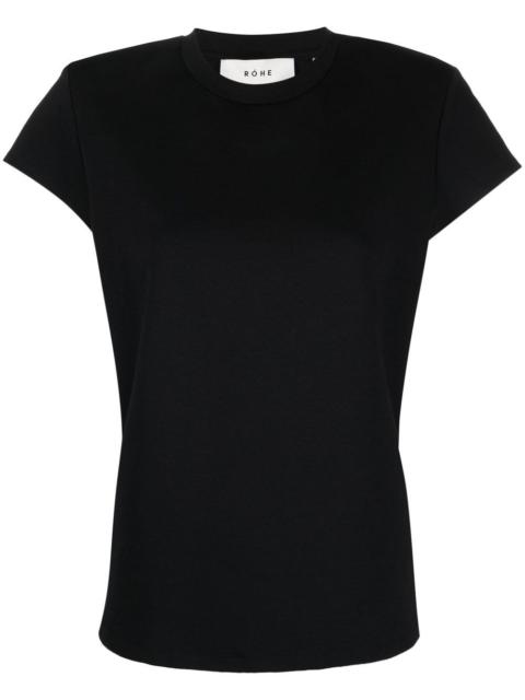 cap-sleeve crew-neck T-shirt
