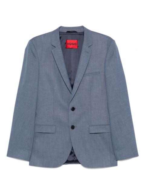 single-breasted blazer