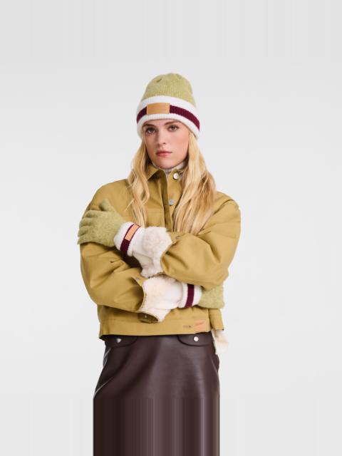 Beanie Pistachio/Burgundy - Knit