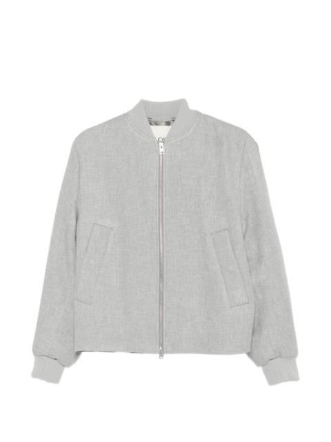 zip-up bomber jacket