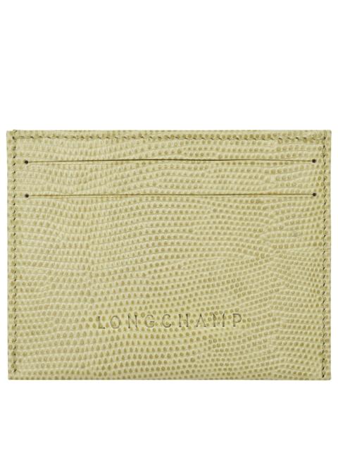 Longchamp Pocket Card holder Pistachio - Leather