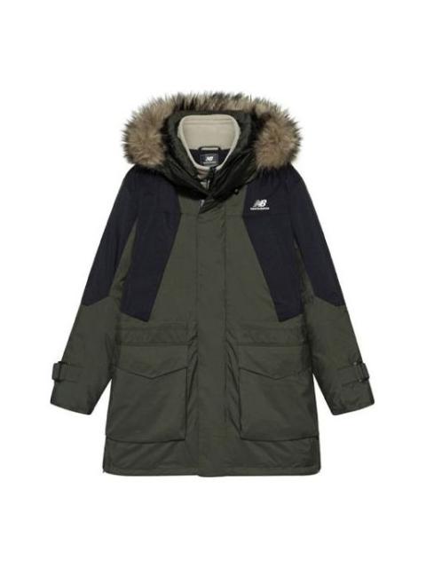New Balance Winter Snowsuit Warm Jacket 'Green Black' NPA43121-KH