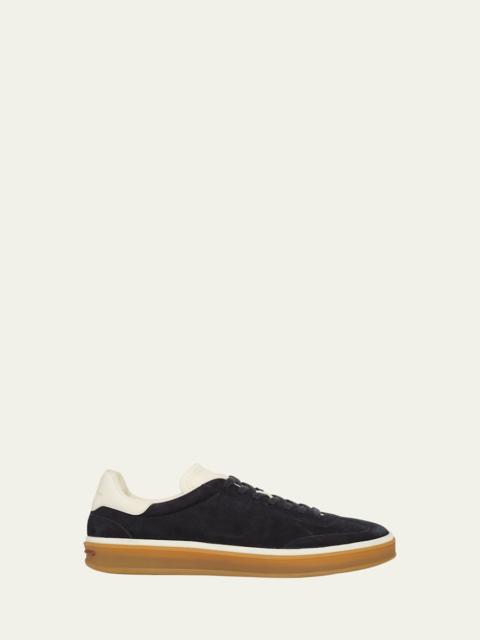 Men's Tennis Walk Suede Low-Top Sneakers
