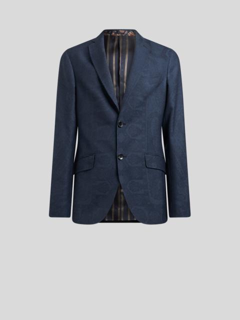 WOOL BLAZER WITH PRINT