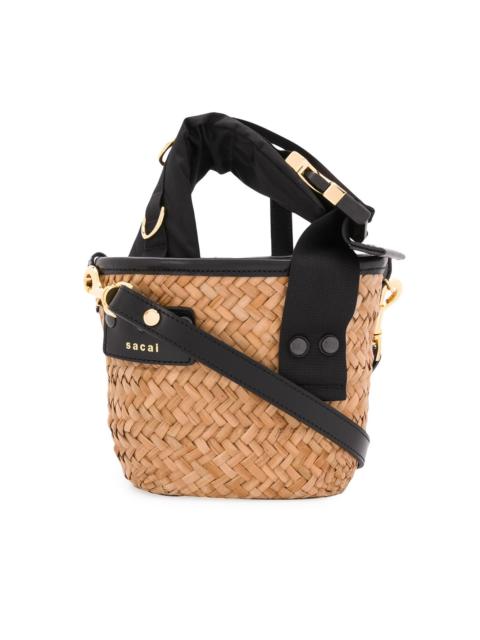 Paglia mini basket bag