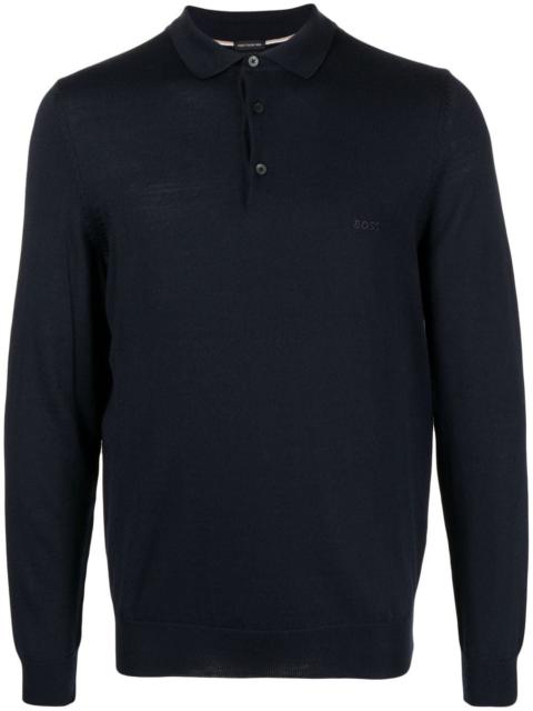 virgin wool polo shirt