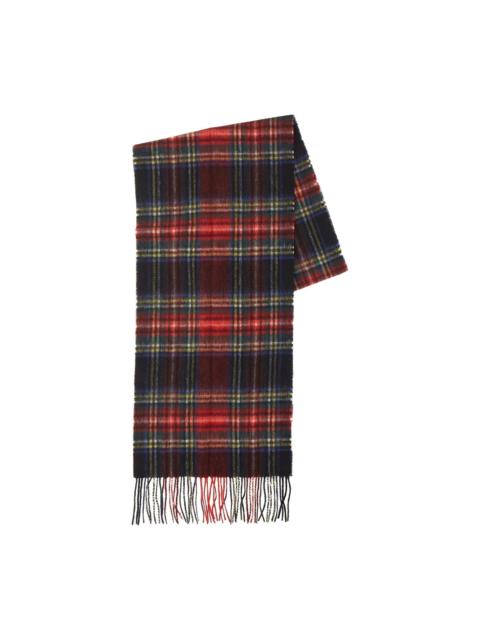 tartan-check scarf