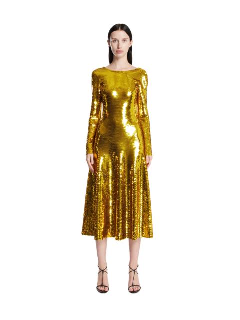 Gold Sequin Dress