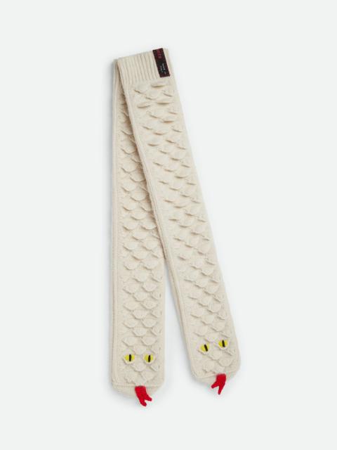 Snake Scales Wool Knit Socks