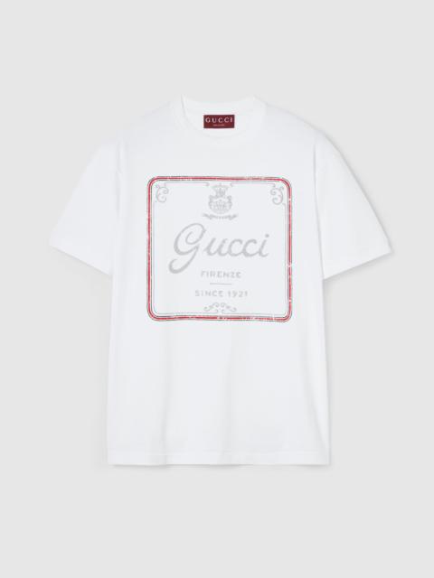 Cotton jersey T-shirt with print