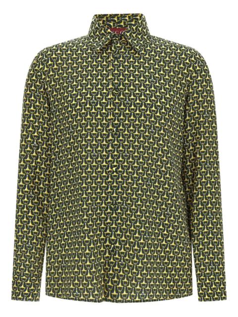 Horsebit-print shirt