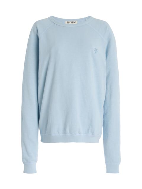 Sonny Oversized Cotton Sweatshirt light blue