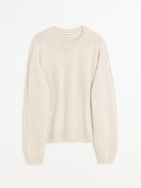 True Roundneck Oyster Cherub Silk