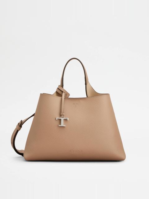 BAG IN LEATHER SMALL - NATURAL