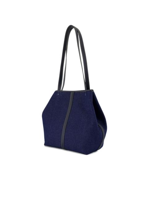 small Daily double-handle cotton shoulder bag