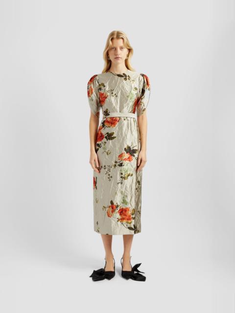 CREW NECK MIDI DRESS