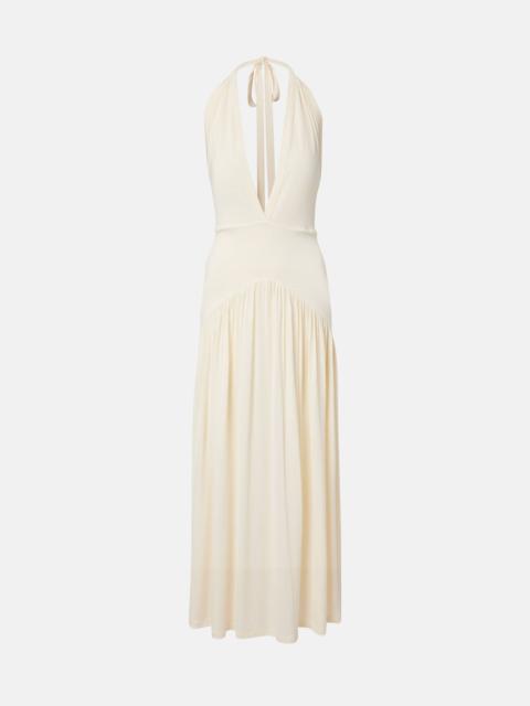 Ola halterneck maxi dress