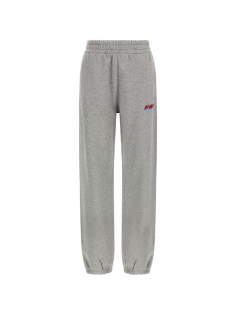 logo-embroidery track pants