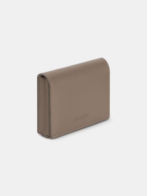 RAYA
Leather flap wallet