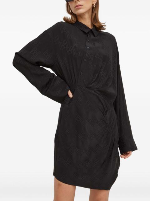 ruched pattern sort dress