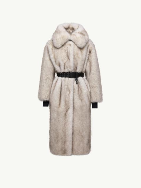 Arly Belted Textured Down Coat