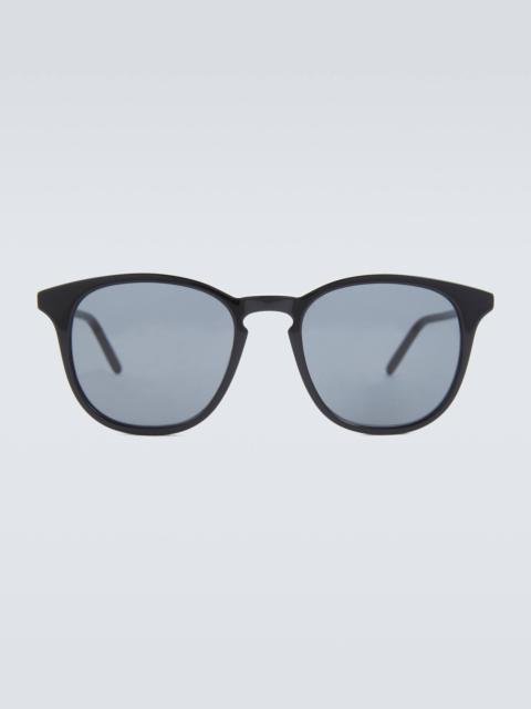 Round acetate and metal sunglasses