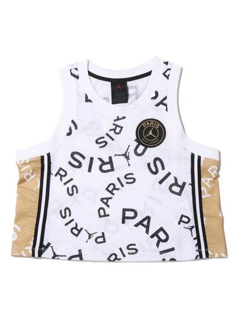 (WMNS) Air Jordan x Paris Saint-Germain Jersey 'White' CU5708-100