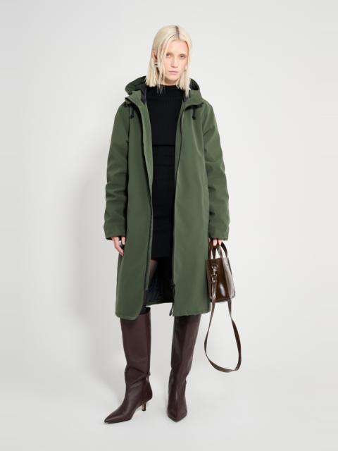 Stockholm Long Matte Winter Coat Green