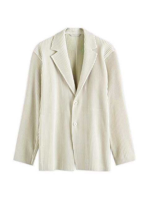 Homme Plissé Issey Miyake Pleated Single Breasted Blazer