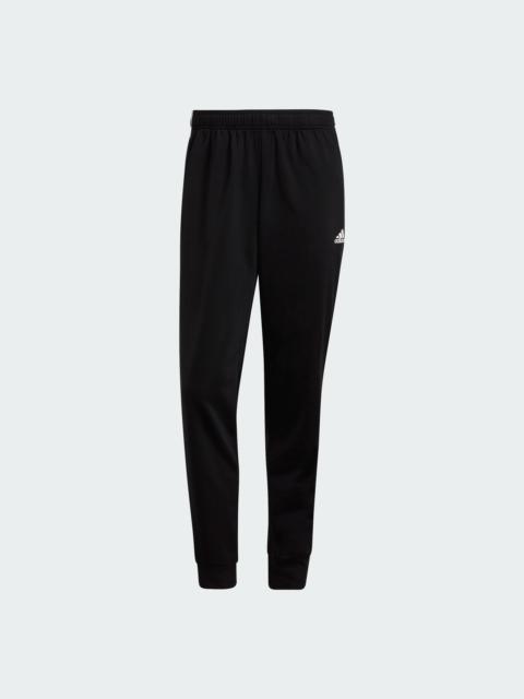 Essentials Warm-Up Tapered 3-Stripes Track Pants