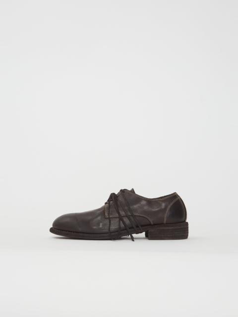 Guidi Classic Leather Derby — Dark Brown - PF26GU002 | REVERSIBLE