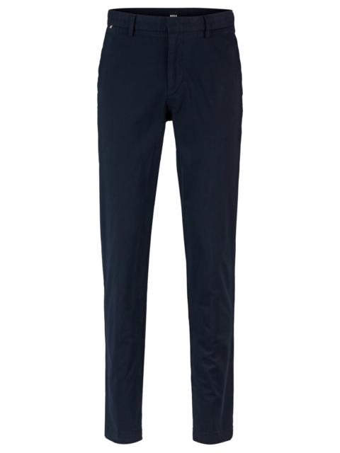 SLIM-FIT CHINOS IN STRETCH-COTTON GABARDINE