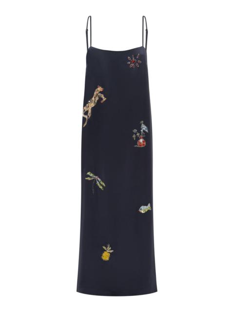 Fontaine Slip Midi Dress