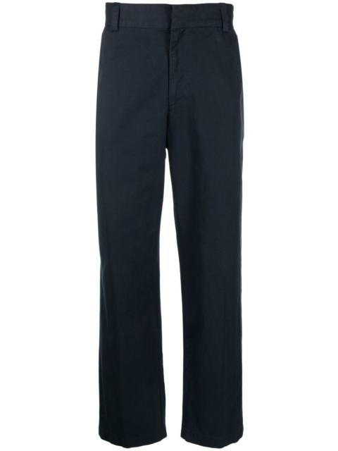 straight-leg chino trousers