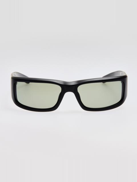 Aero Sunglasses in Metallic Black