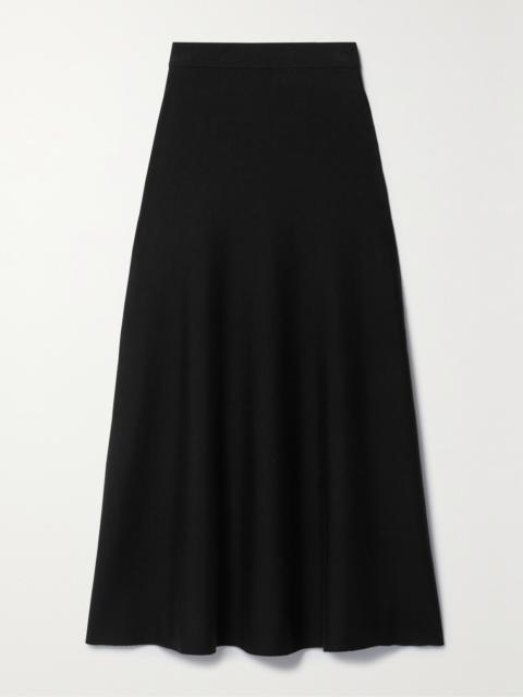 Freddie Wool, Cashmere And Silk-blend Midi Skirt