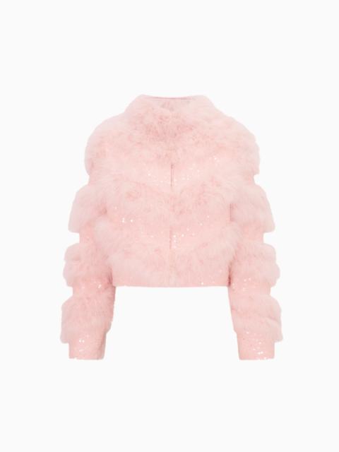 Curran Feather & Sequin Jacket