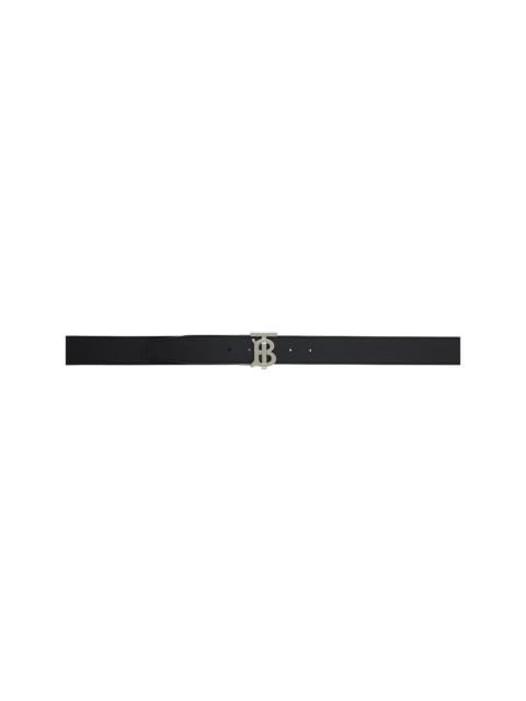 Black & Tan Leather 'TB' Reversible Belt
