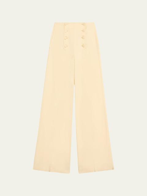 Yalena Straight-Leg Pants