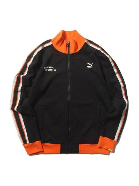 PUMA X Randomevent Track Jacket 'Black/Orange' 596668-01