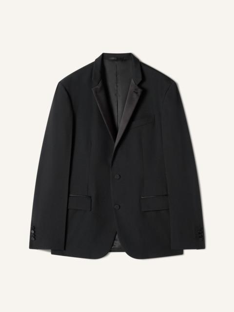 WOOL JACKET WITH STAND-UP COLLAR