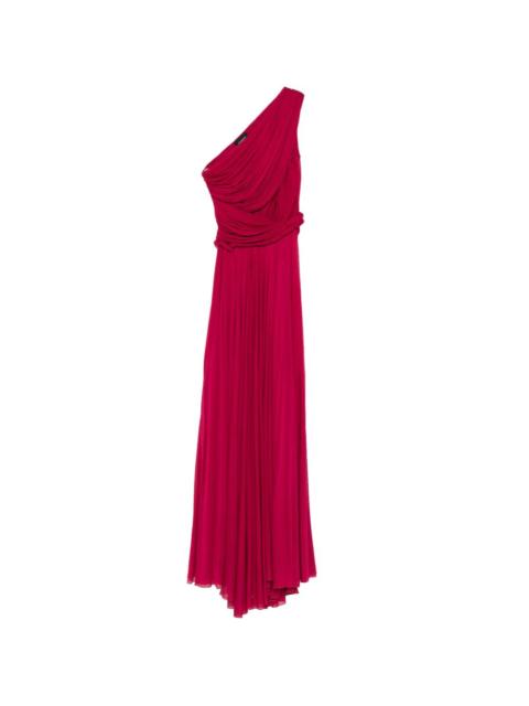 one-shoulder maxi dress