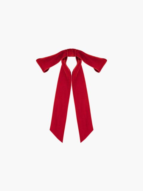 Adley Velvet Bow Barrette