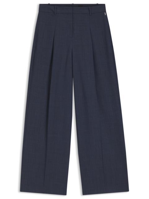 REGULAR-FIT TROUSERS IN VIRGIN WOOL