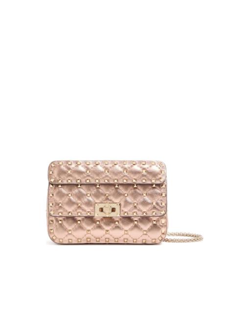 small Rockstud Spike quilted cross body bag